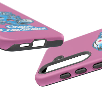 Chaos Coordinator Phone Case, Fun Nurse Gift, Tough Cases for Healthcare Heroes, Unique Cell Phone Cover, Funny Medical Humor/ Pink