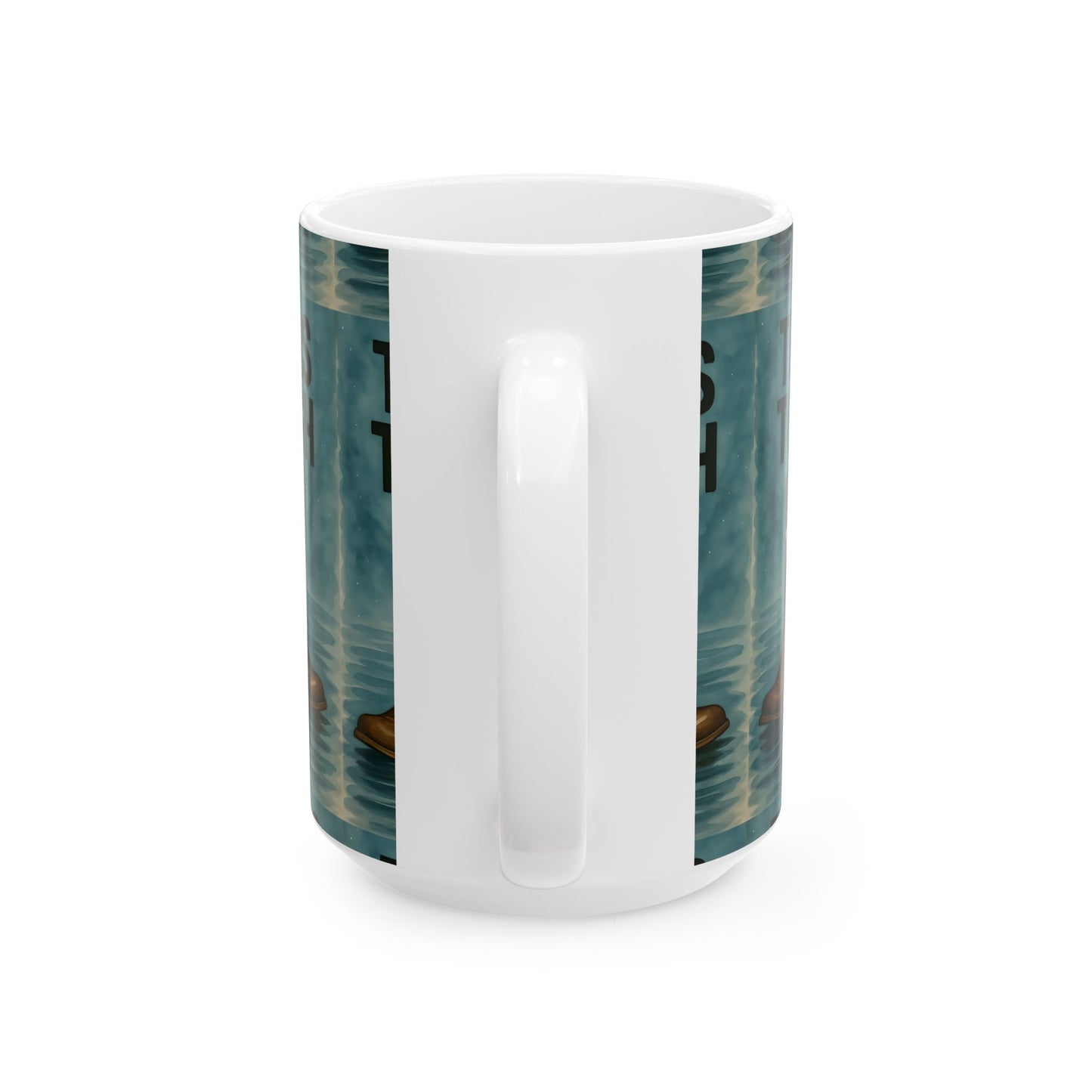 Texas Tough Ceramic Mug, Texas Pride Coffee Cup, Cowboy Boots Drinkware, Texas Strength Gift, 11oz Mug