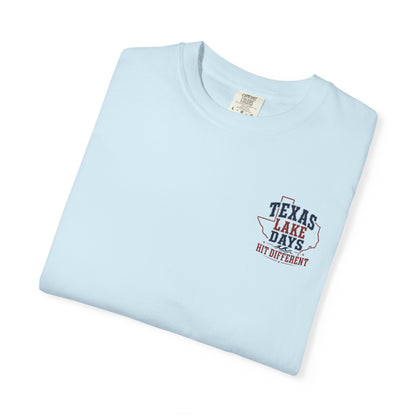 Texas Lake Days Hit Different T-shirt | State Outline Lake Life