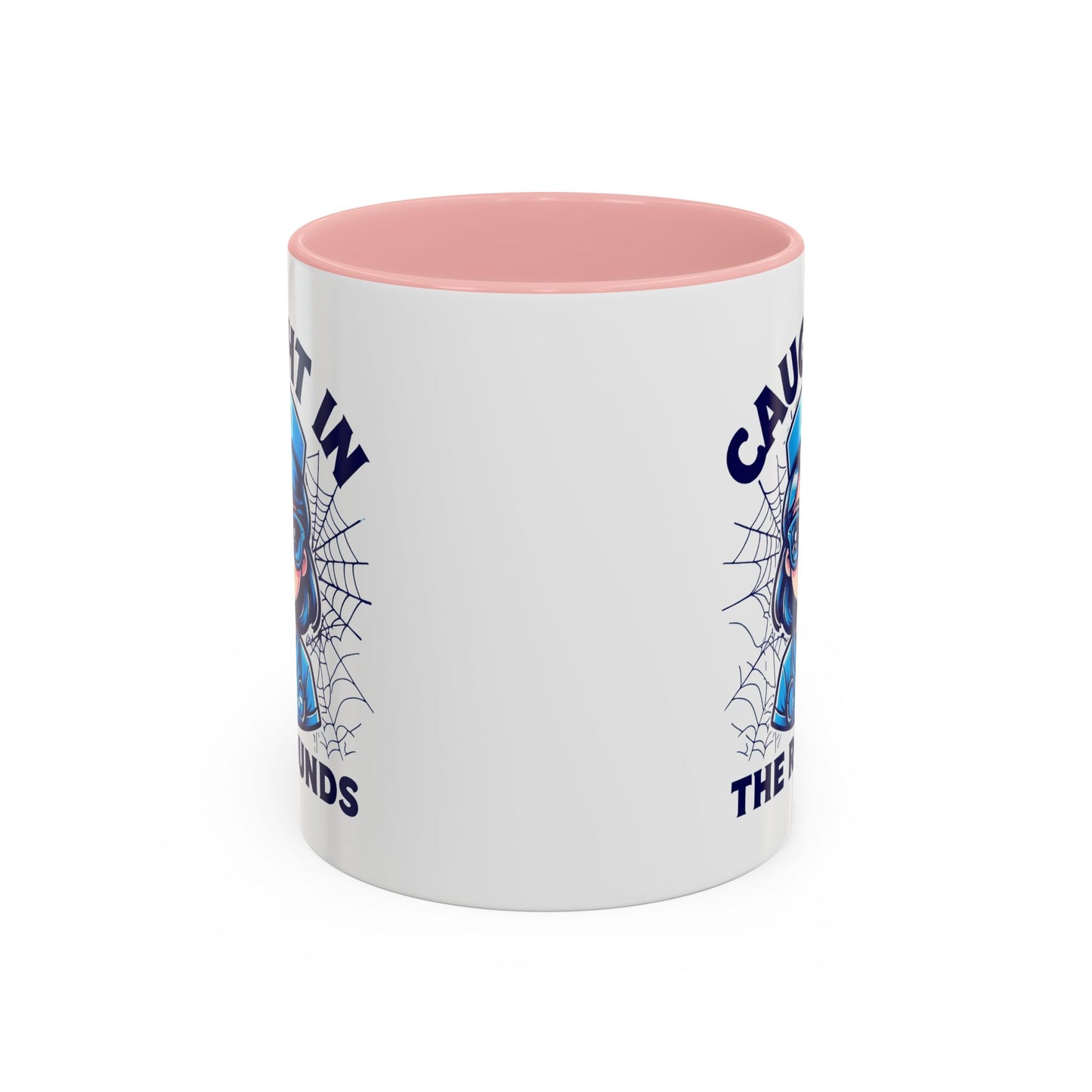 Nurse Coffee Mug, Cute Nursing Gift, Healthcare Appreciation, Fun Spider Design, Caught in the Rounds Mug