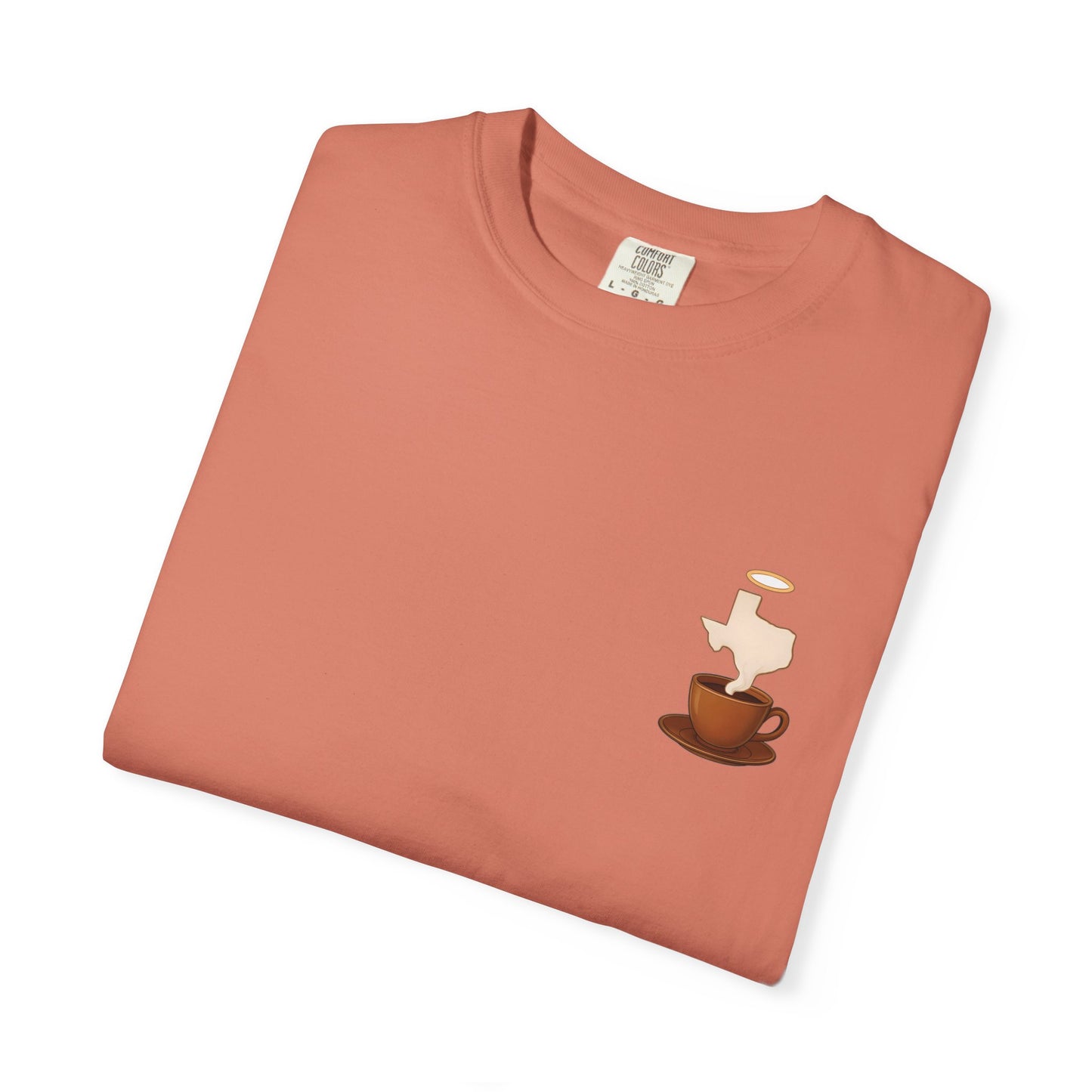 Blessings Brewed T-Shirt, Faith-Inspired Tee, Coffee Lover Gift, Texas Pride Apparel, Unisex Casual Wear