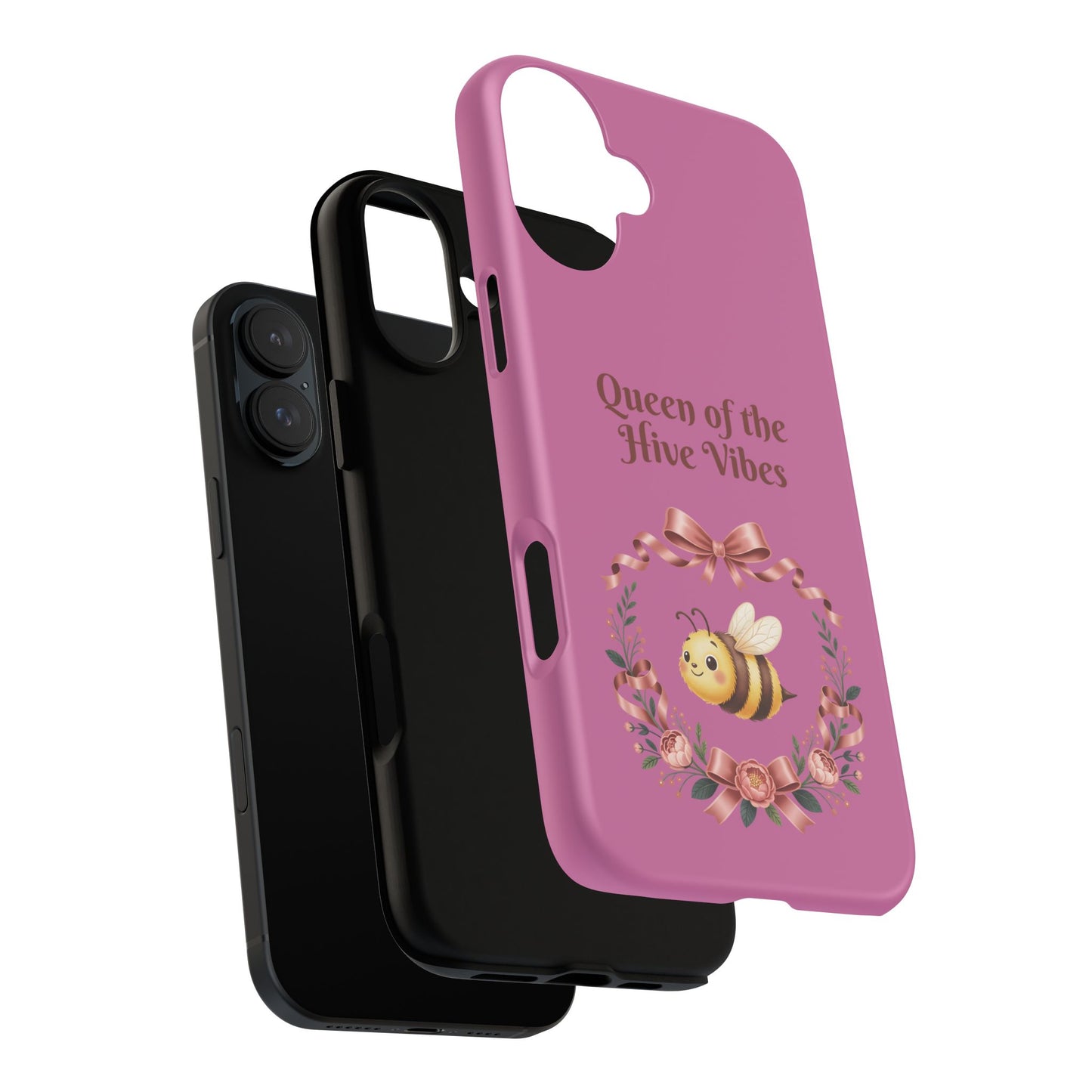 Queen of the Hive Bee Phone Case | Cute Floral Bee iPhone Case