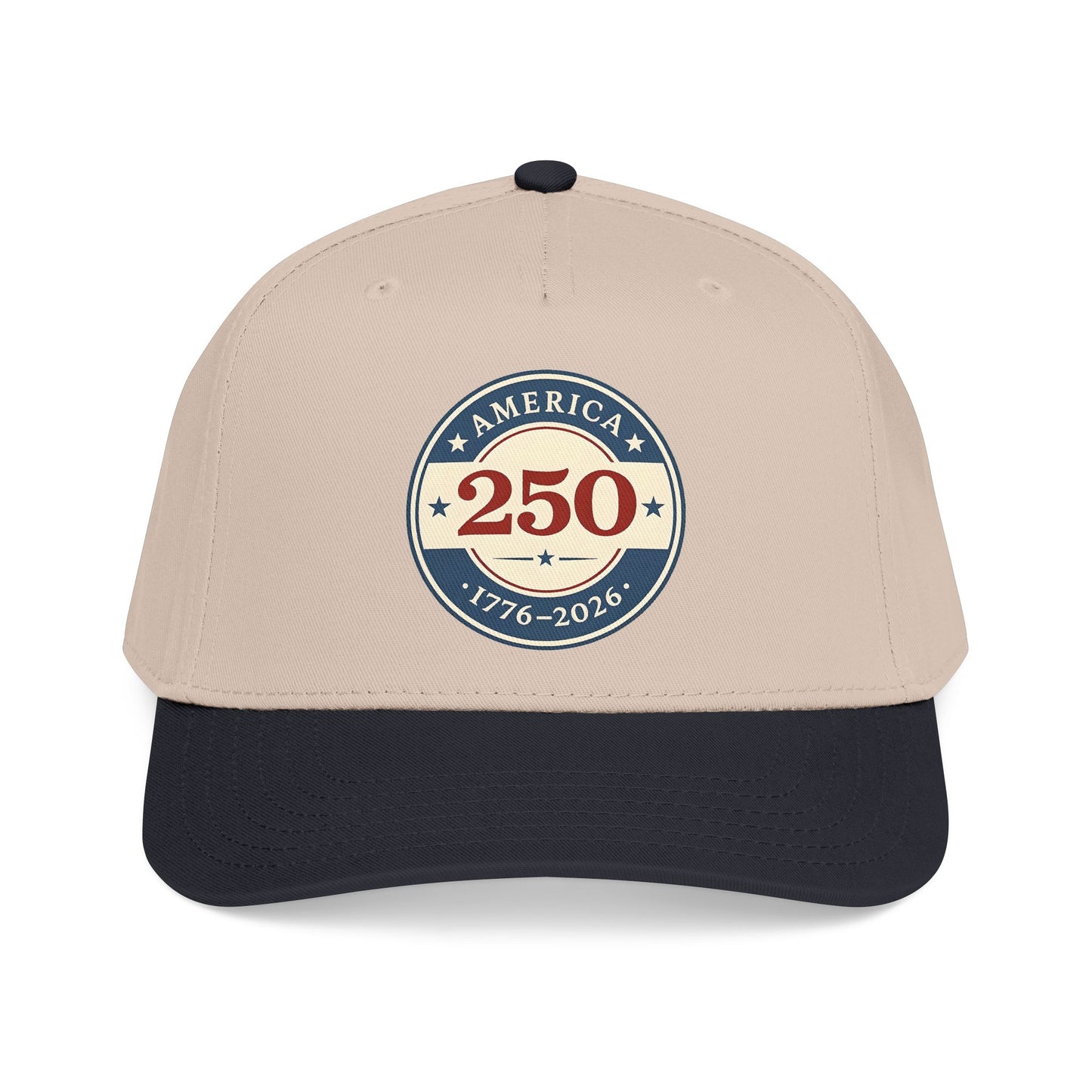 America 250 1776-2026 Patch Mid Profile Baseball Cap | 250th Anniversary Celebration