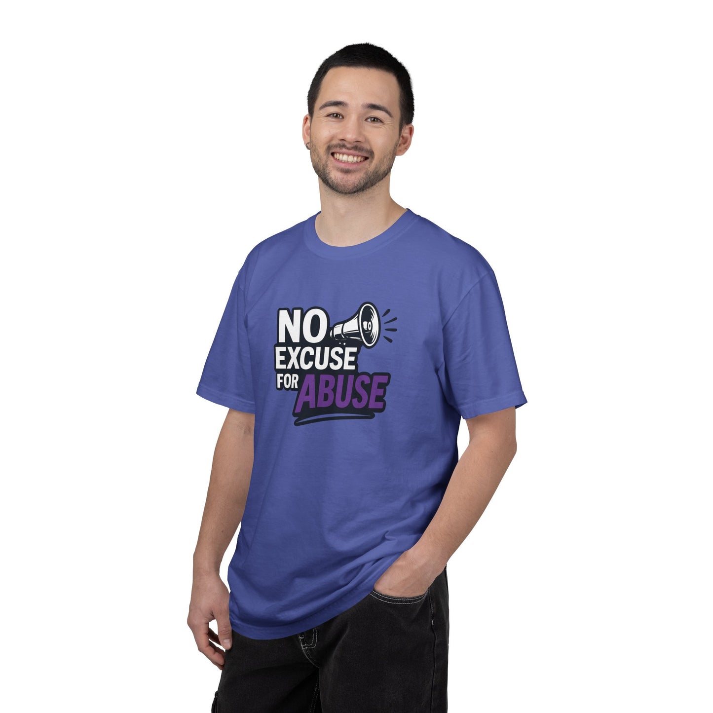 Empowering Unisex T-Shirt: No Excuse for Abuse, Awareness Shirt, Activism Tee, Gift for Supporters, Comfort Wear