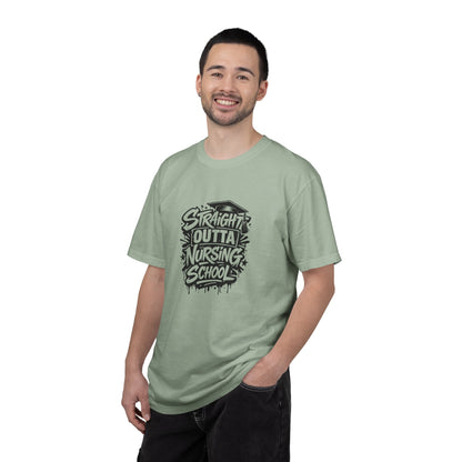 Straight Outta Nursing School T-shirt | Nursing Graduate Tee, Cap Graphic