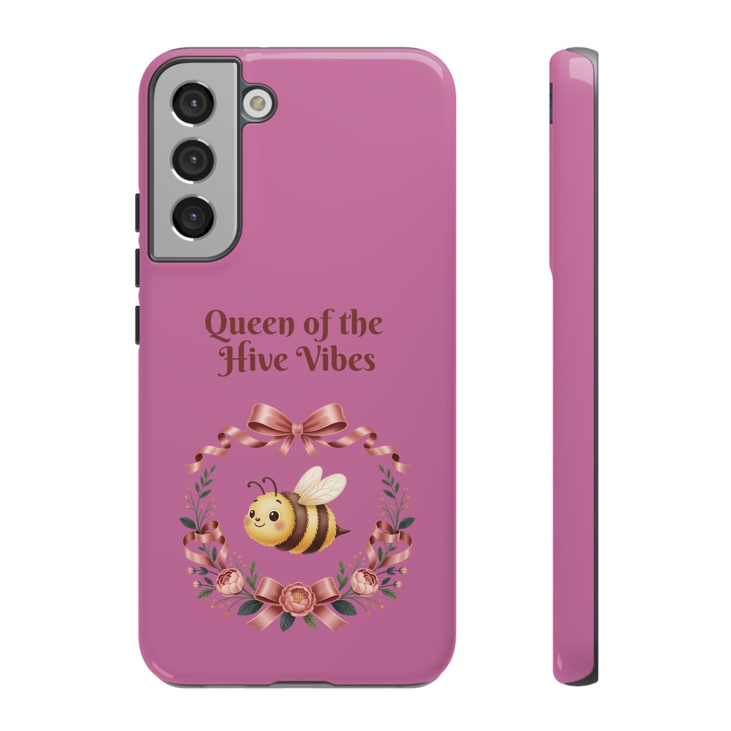 Queen of the Hive Bee Phone Case | Cute Floral Bee iPhone Case
