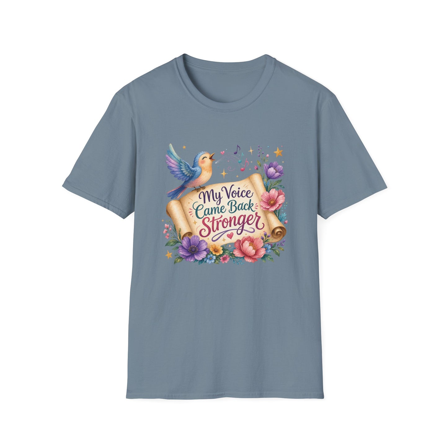 My Voice Came Back Stronger T-Shirt | Survivor