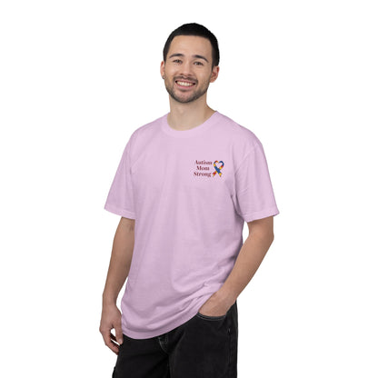 Autism Mom Strong T-shirt | Autism Awareness Puzzle Ribbon