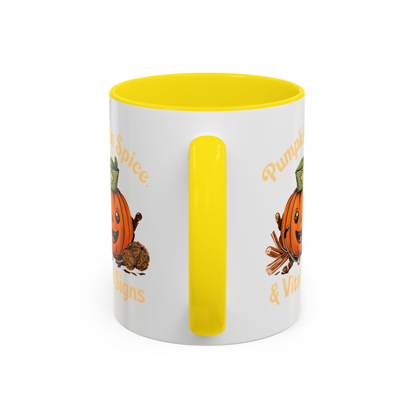 Pumpkin Spice Coffee Mug - Perfect for Fall Decor, Nursing Gifts, Halloween Parties, Cozy Mornings, Harvest Gatherings