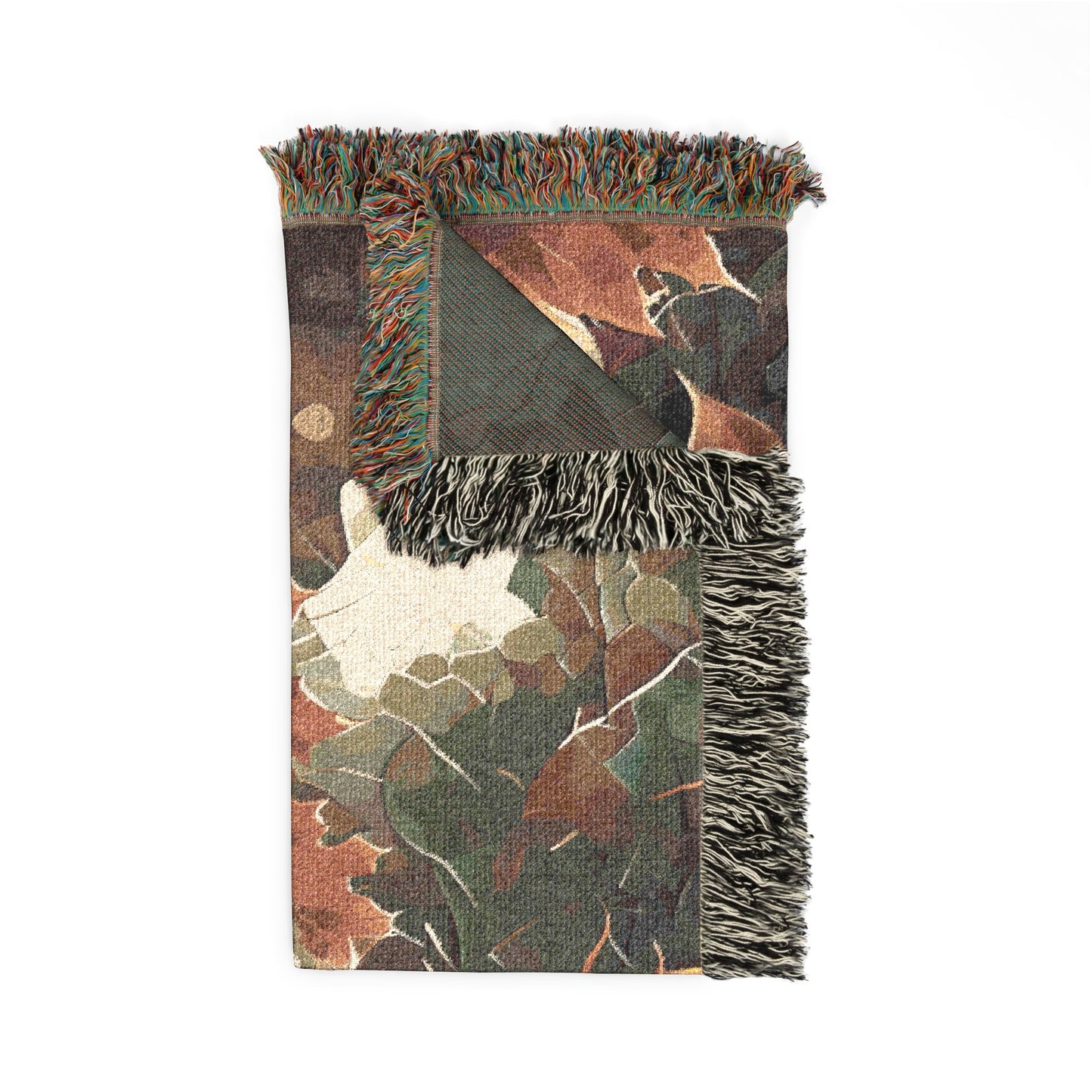 Cozy Artistic Woven Blanket - Floral & Abstract Home Decor, Great for Gift, Sofa, Bed, Fall Decor, Warm Throw