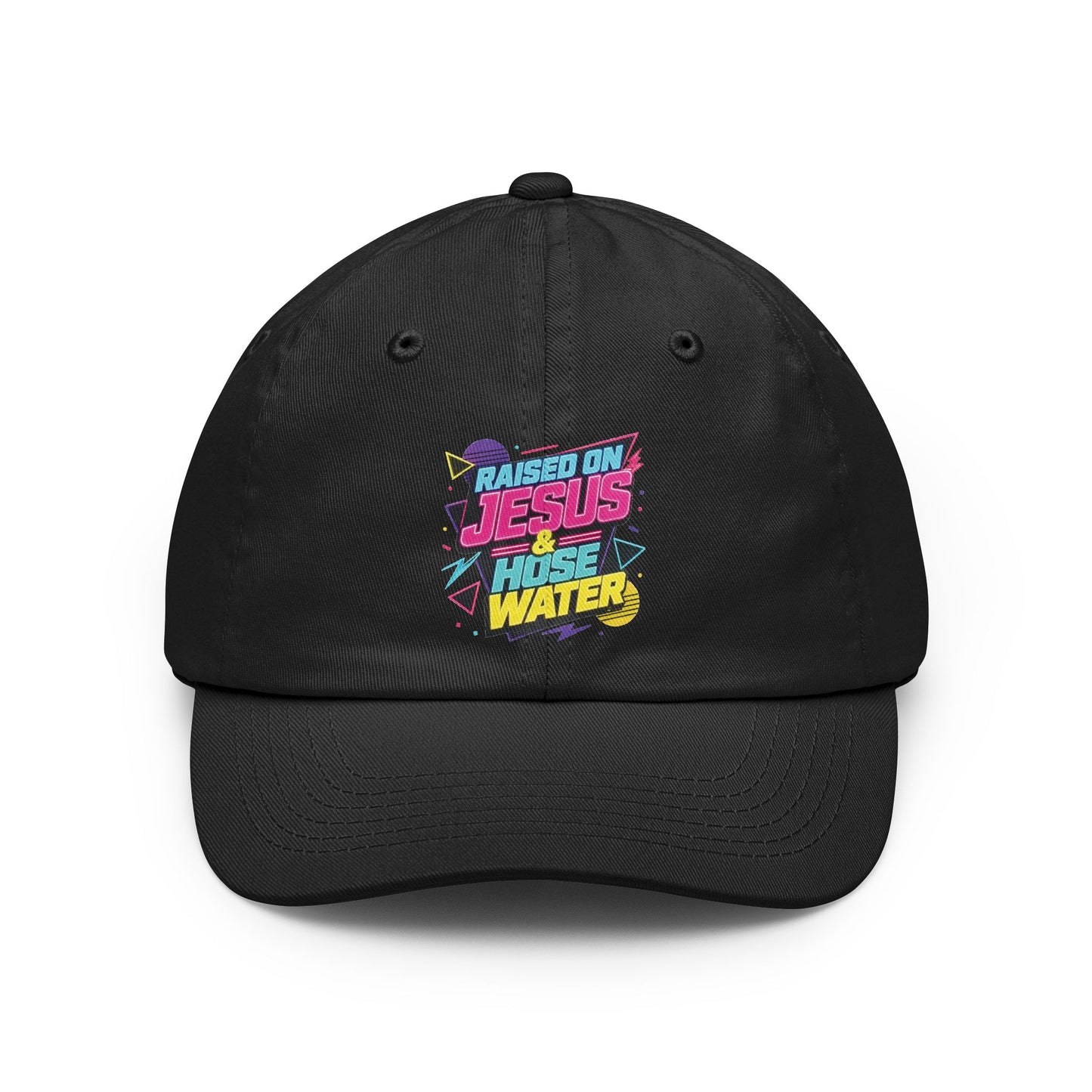 Raised on Jesus & Hose Water Gen X Humor Dad Hat