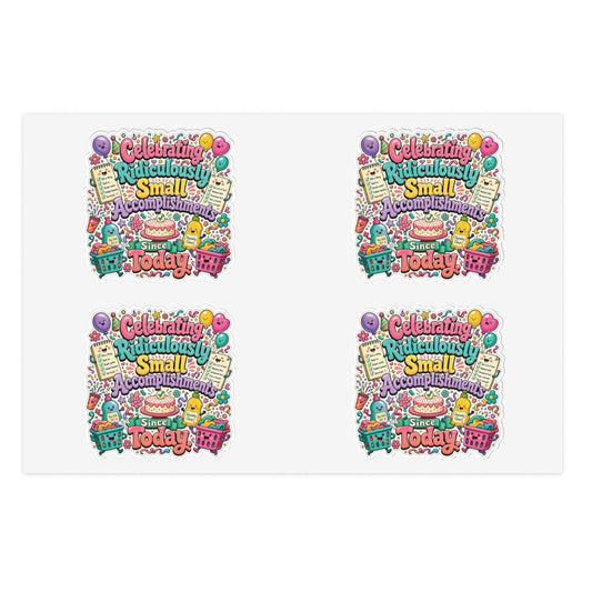 Celebrating Ridiculously Small Accomplishments Sticker Sheets | Cute Planner Stickers, Motivational Scrapbook Decals