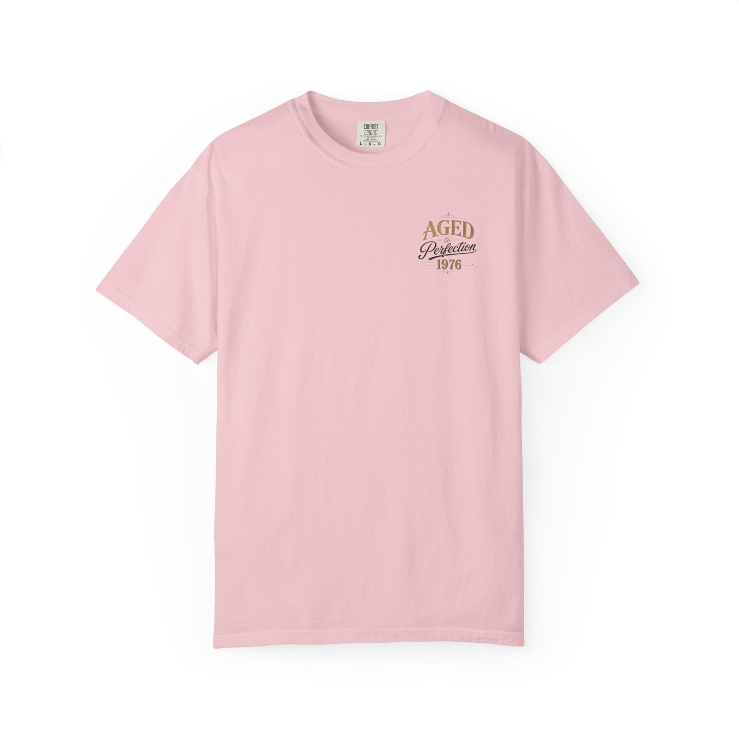 Aged to Perfection 1976 T-Shirt | Vintage Typographic Birthday Design