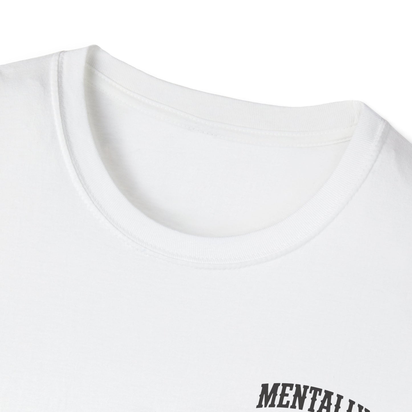 Mentally Checked Out Still Showin' Up T-Shirt | Funny Typography Tee