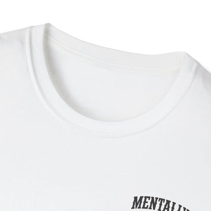 Mentally Checked Out Still Showin' Up T-Shirt | Funny Typography Tee