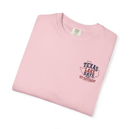 Texas Lake Days Hit Different T-shirt | State Outline Lake Life