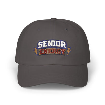Senior Energy Dad Cap | Embroidered Lightning Logo