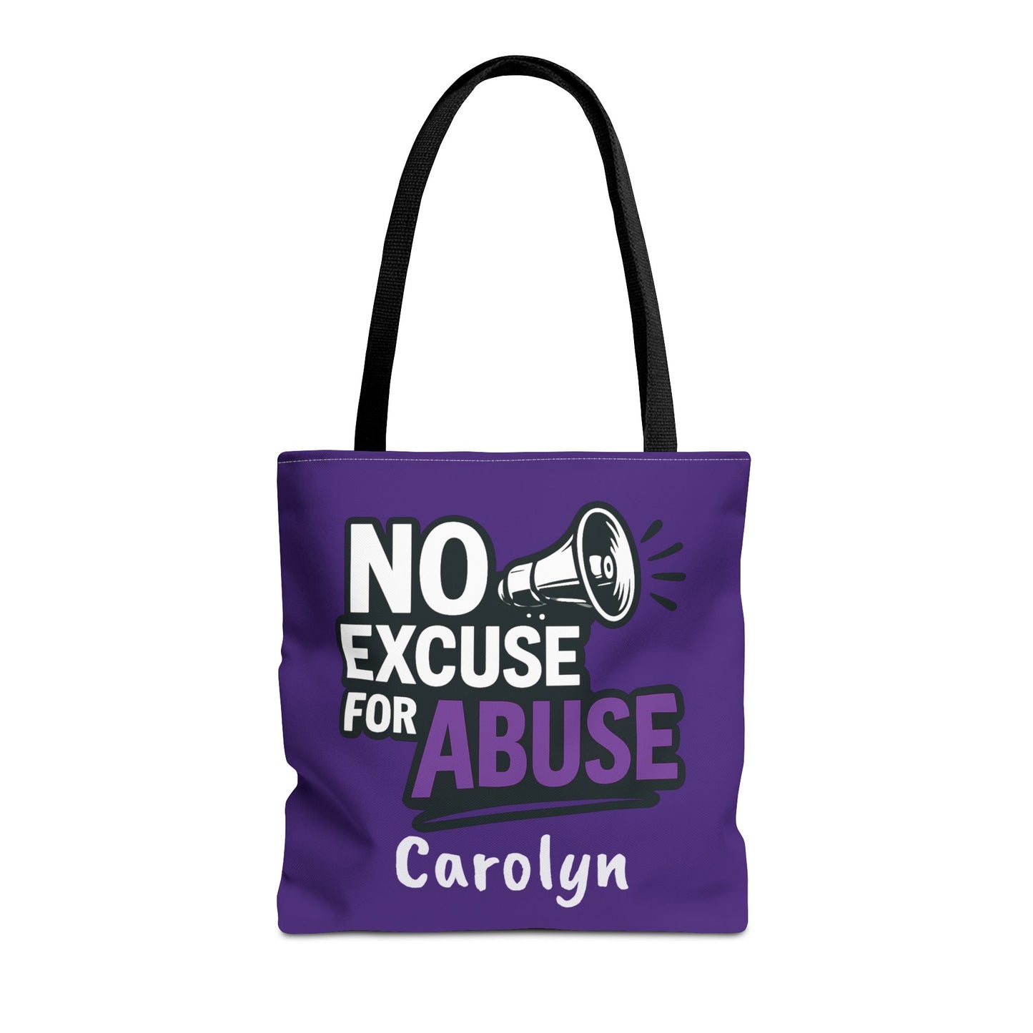 Empowerment Tote Bag - No Excuse for Abuse, Advocacy Tote, Eco-Friendly Bag, Fundraiser Gift, Awareness Campaign Bag