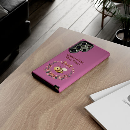 Queen of the Hive Bee Phone Case | Cute Floral Bee iPhone Case