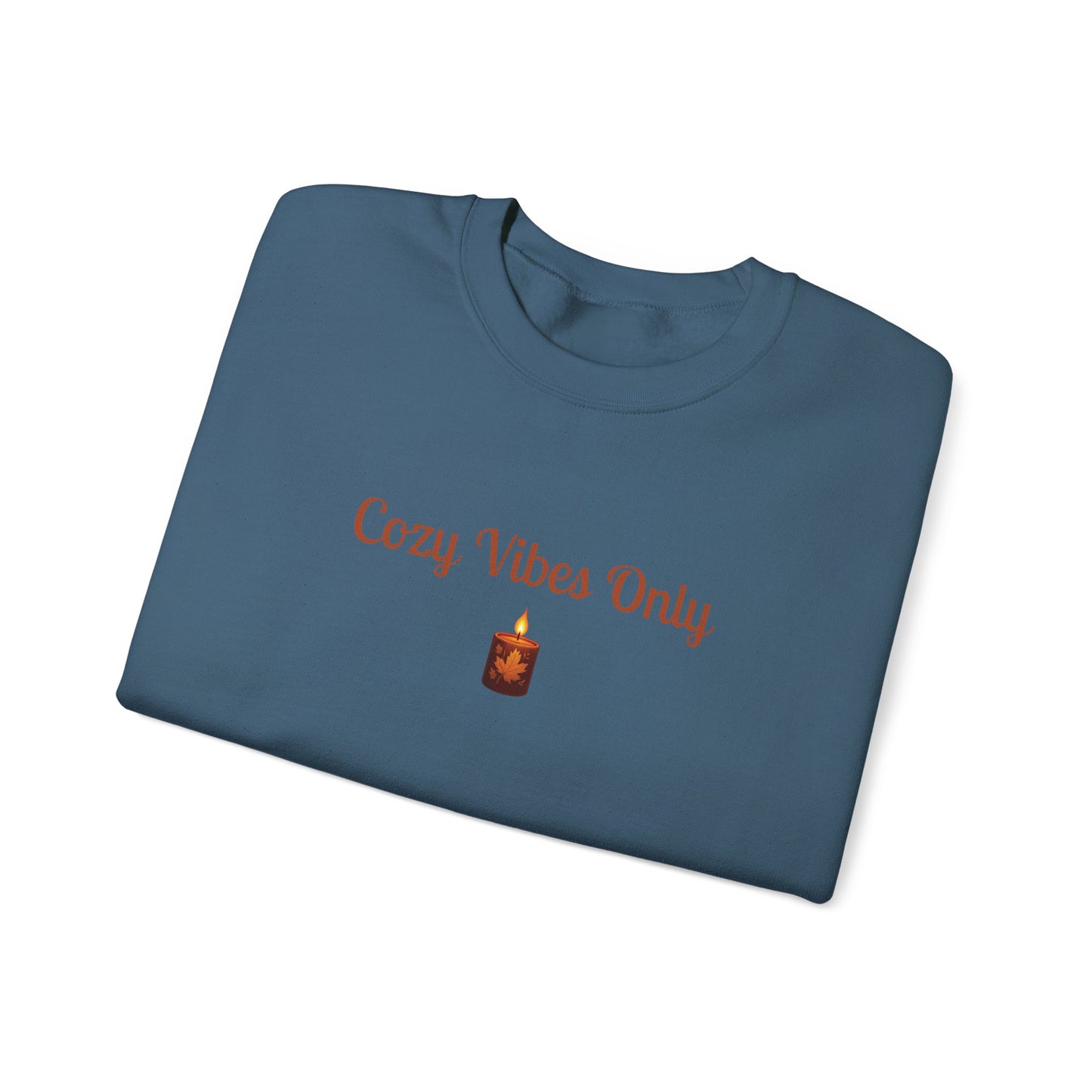 Cozy Vibes Only Sweatshirt, Unisex Crewneck, Casual Wear, Fall Fashion, Gift for Her, Cozy Apparel, Warm Layering