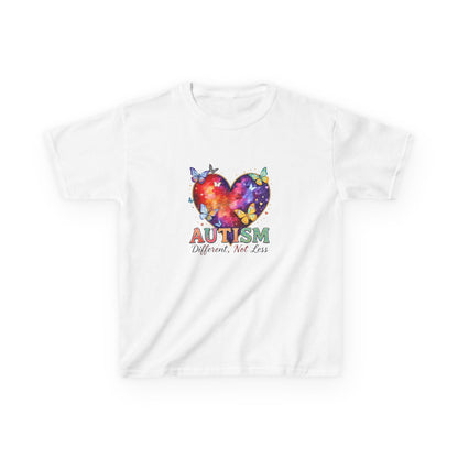 Autism Puzzle Heart Kids Tee | Different Not Less