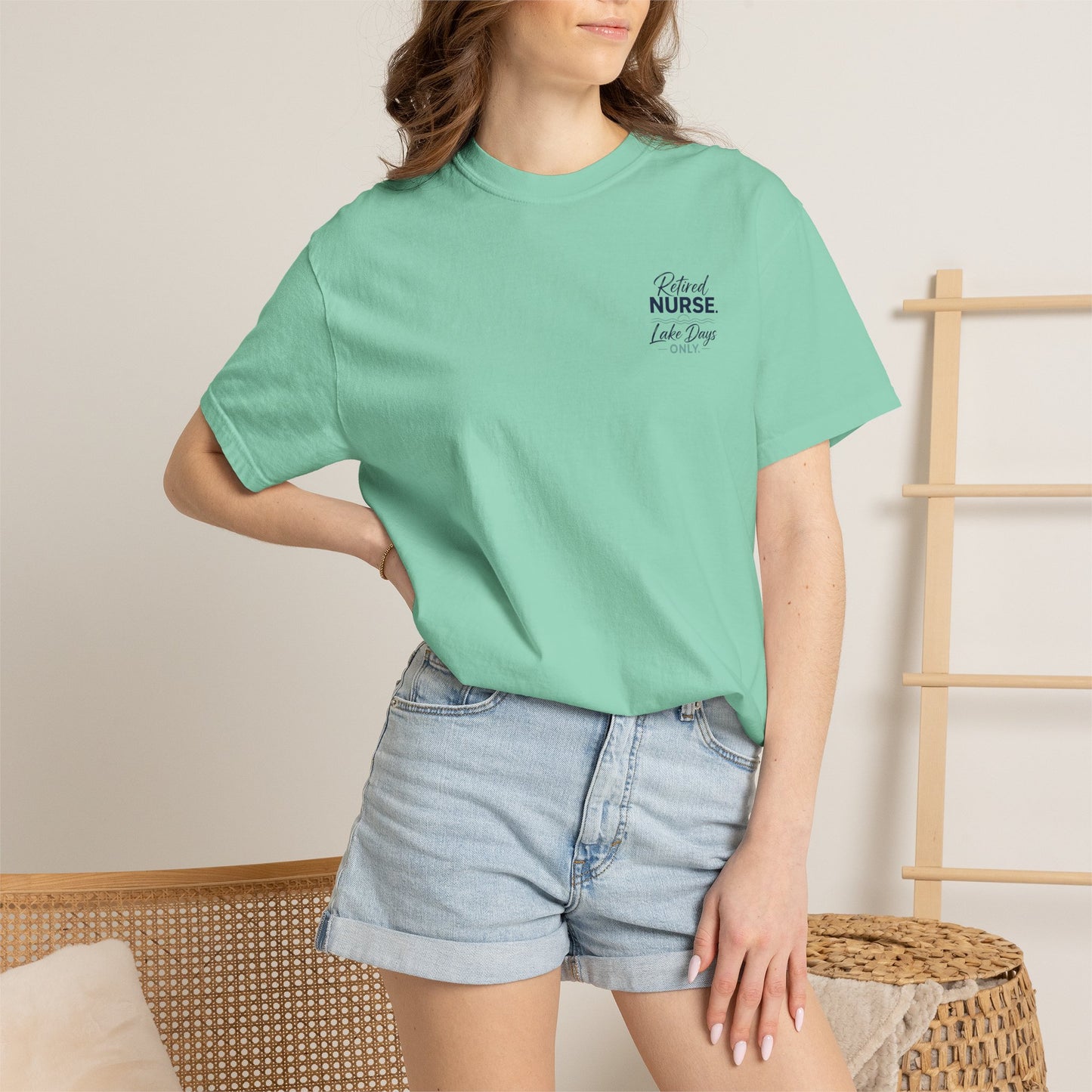 Retired Nurse Lake Days Only T-shirt | Retirement Nursing Tee