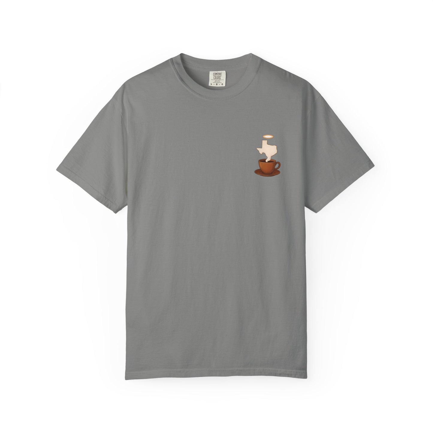 Blessings Brewed T-Shirt, Faith-Inspired Tee, Coffee Lover Gift, Texas Pride Apparel, Unisex Casual Wear