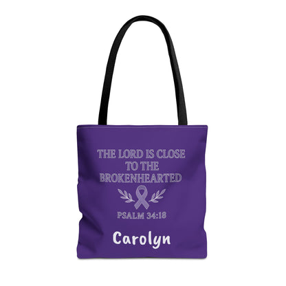 Inspirational Tote Bag, Meaningful Gift for Healing, Supportive Message, Versatile Use, Great for Christian Gifts