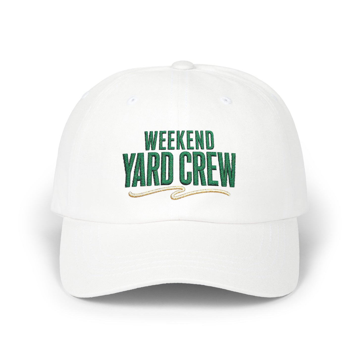 Weekend Yard Crew Dad Cap | Embroidered Gardening Hat