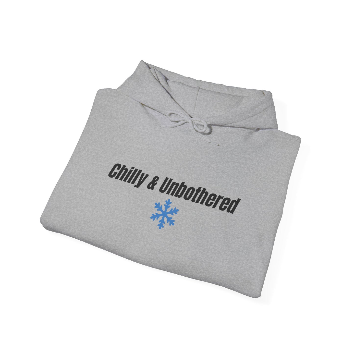 Chilly & Unbothered hoodie | Snowflake graphic sweatshirt