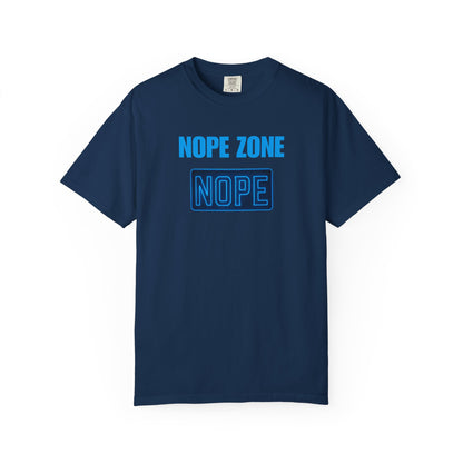 Nope Zone Humor Gen X T-shirt, Unisex Tee, Vintage Graphic Tee, Funny Shirt, Sarcastic Tee, Retro Gift