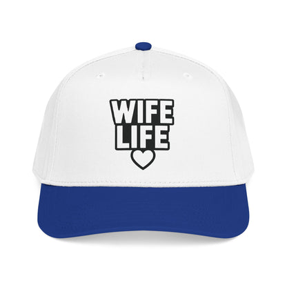 Wife Life Mid Profile Baseball Cap | Wife Life Baseball Hat