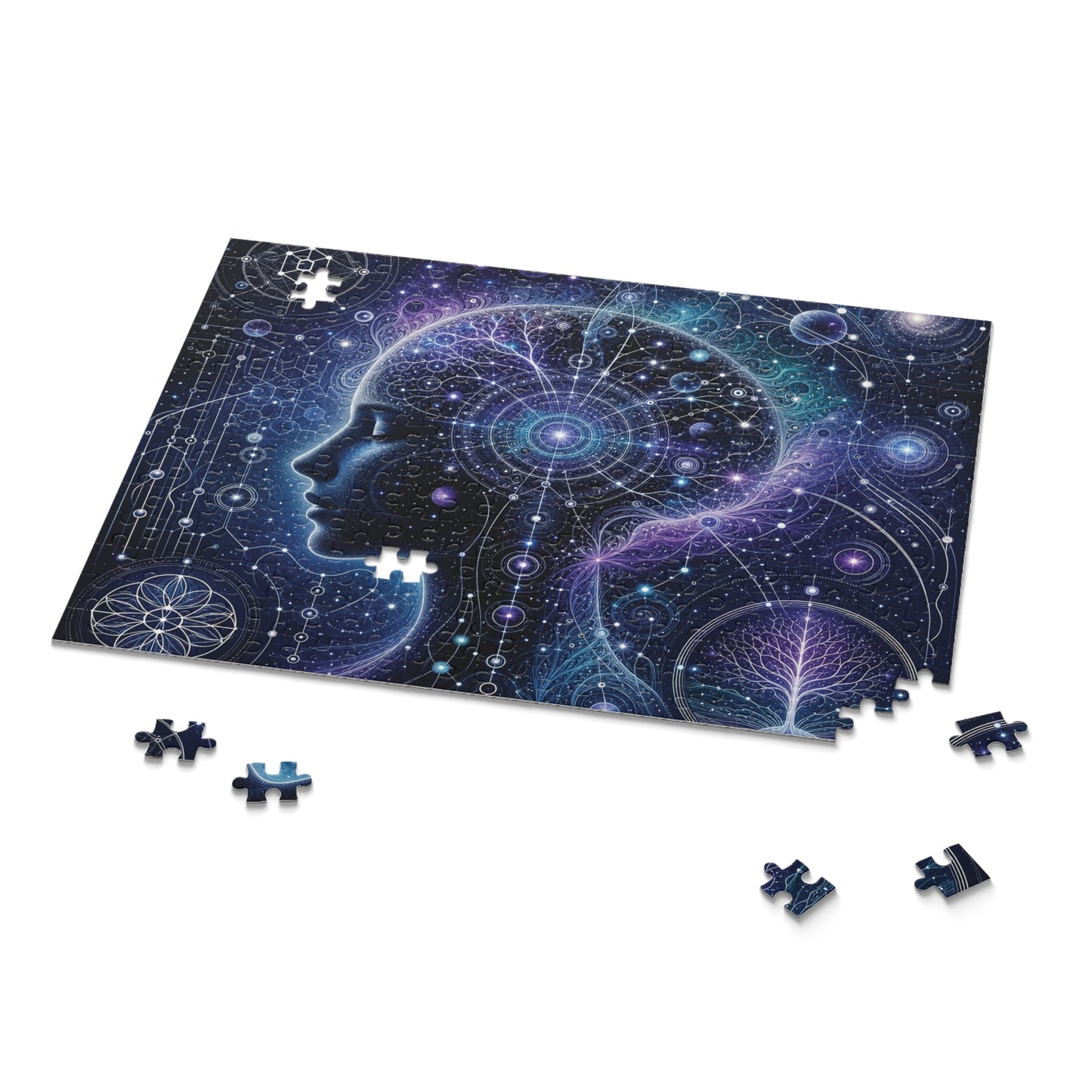 Beautifully Wired Galaxy Autism Puzzle | 120 252 Piece Options