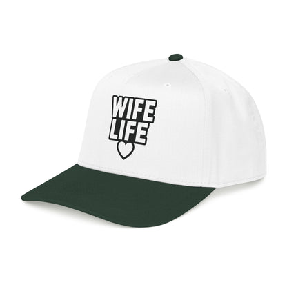 Wife Life Mid Profile Baseball Cap | Wife Life Baseball Hat