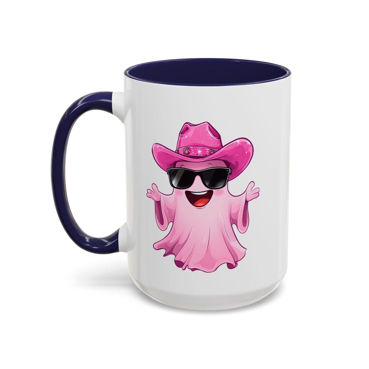 Playful Ghost Coffee Mug - Fun Halloween Drinkware, Cute Gift for Ghost Lovers, Perfect for Fall, Coffee Lovers, Halloween Decor