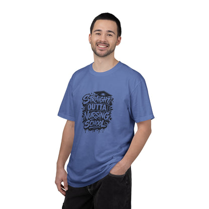 Straight Outta Nursing School T-shirt | Nursing Graduate Tee, Cap Graphic