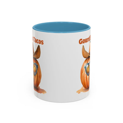 Gourd Bless Tacos Coffee Mug - Perfect for Fall, Halloween, Thanksgiving, Taco Lovers, Kitchen Decor