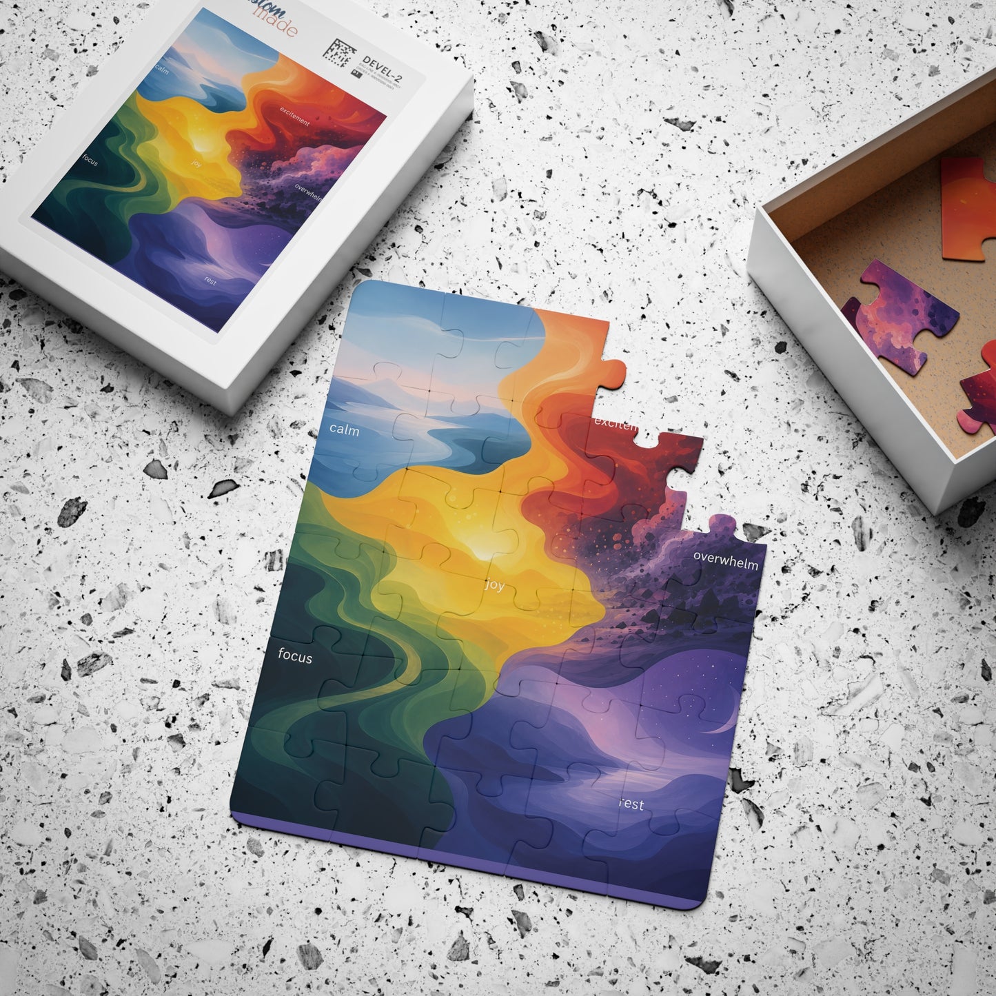 Emotional Spectrum Artwork Kids Puzzle