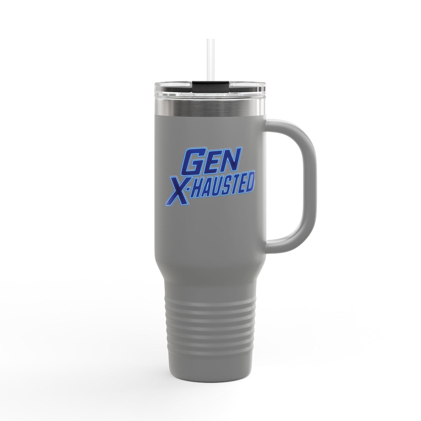 Gen X-Hausted Insulated Travel Mug - Perfect for Coffee on the Go, Travel, Camping, and Daily Hydration