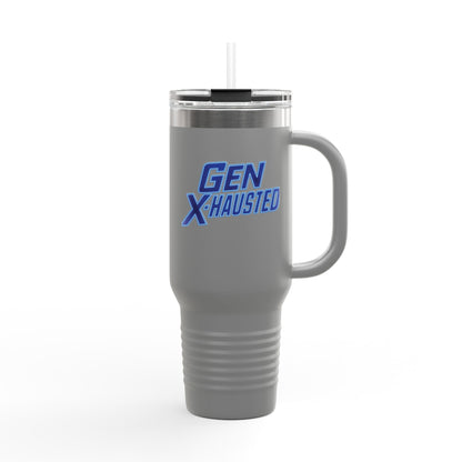 Gen X-Hausted Insulated Travel Mug - Perfect for Coffee on the Go, Travel, Camping, and Daily Hydration