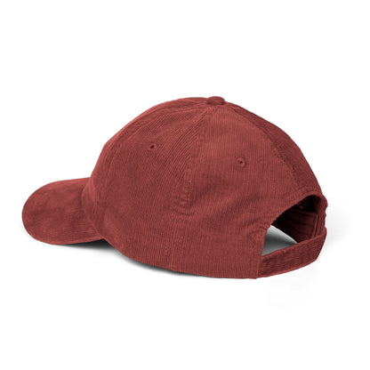 Not Today Brain Embroidered Corduroy Cap | Funny Phrase Dad Hat