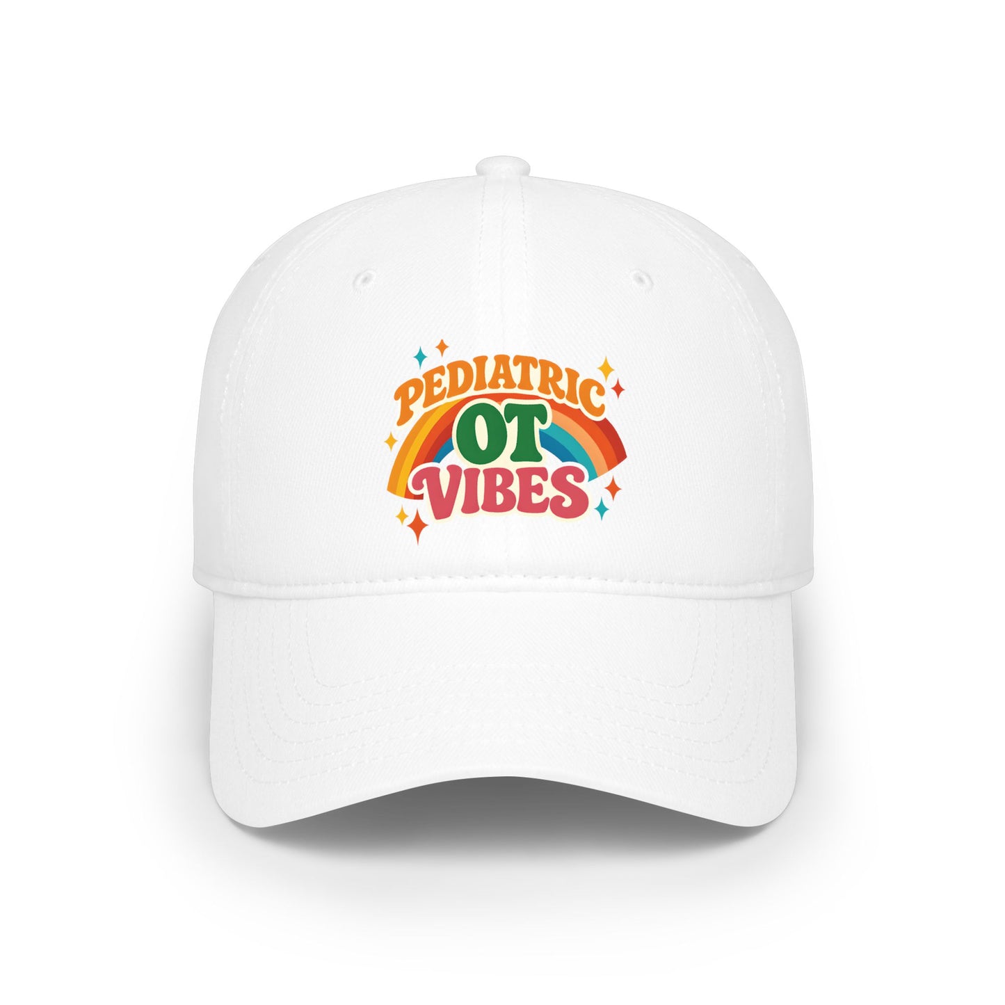 Pediatric OT Vibes Cap | Occupational Therapy Rainbow Logo