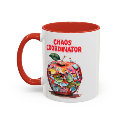 Chaos Coordinator Coffee Mug - Fun Gift for Teachers, Office Decor, Teacher Appreciation, Funny Coffee Cup, Classroom Supplies