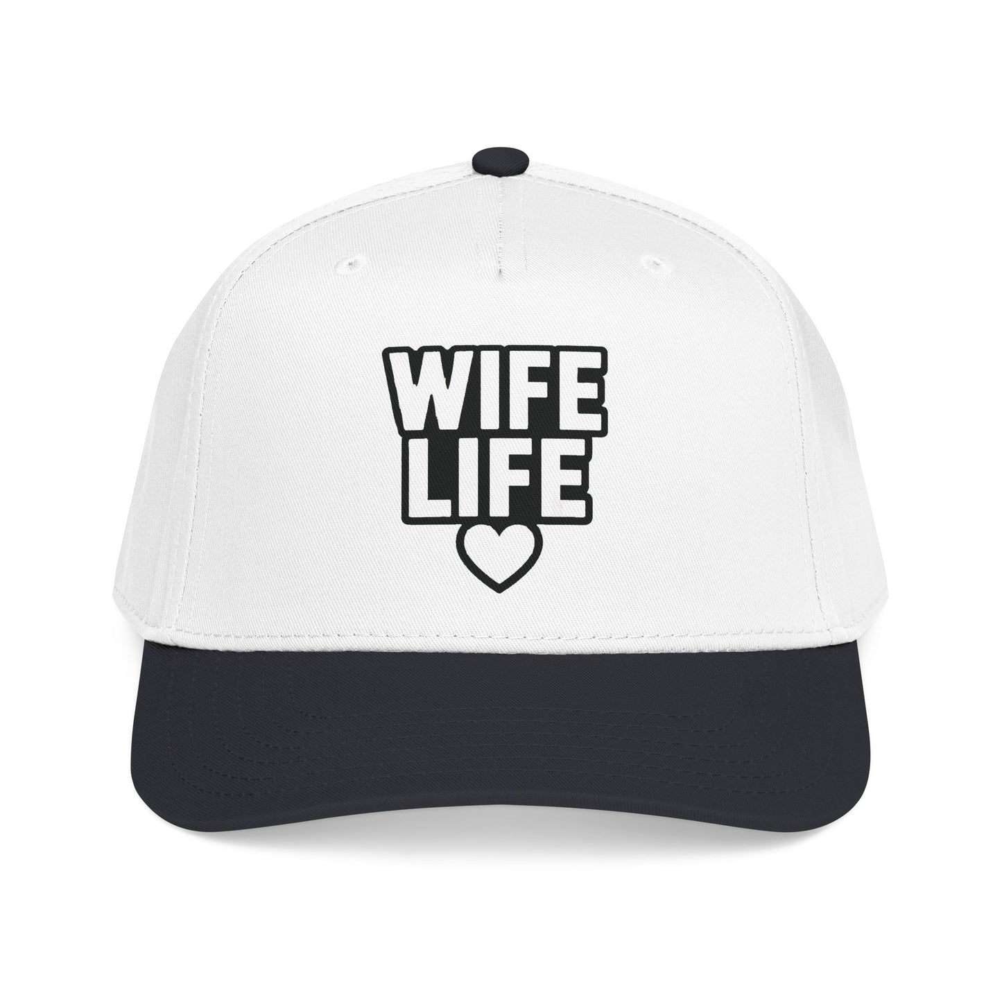 Wife Life Mid Profile Baseball Cap | Wife Life Baseball Hat