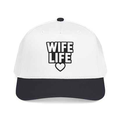 Wife Life Mid Profile Baseball Cap | Wife Life Baseball Hat