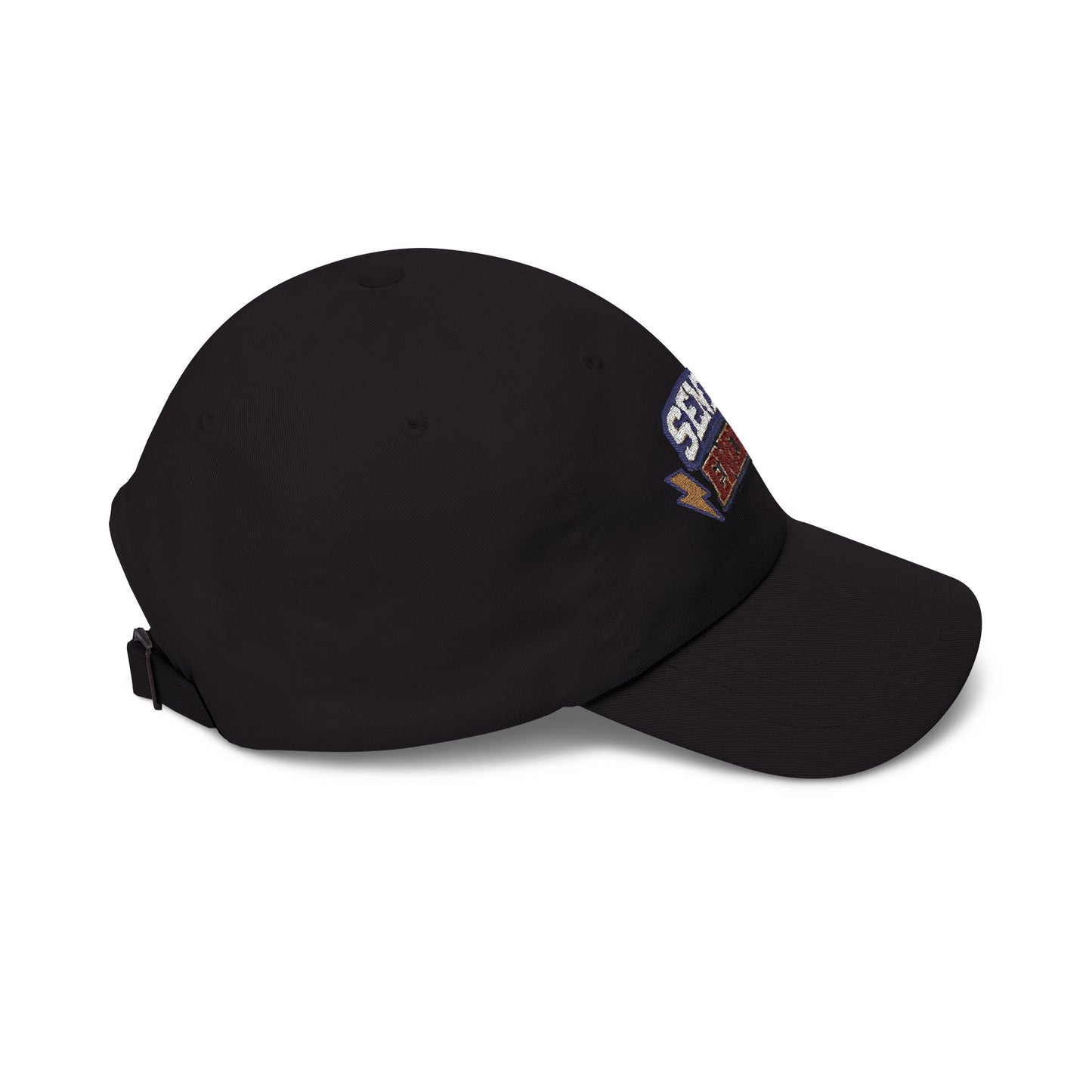 Senior Energy Dad Cap | Embroidered Lightning Logo