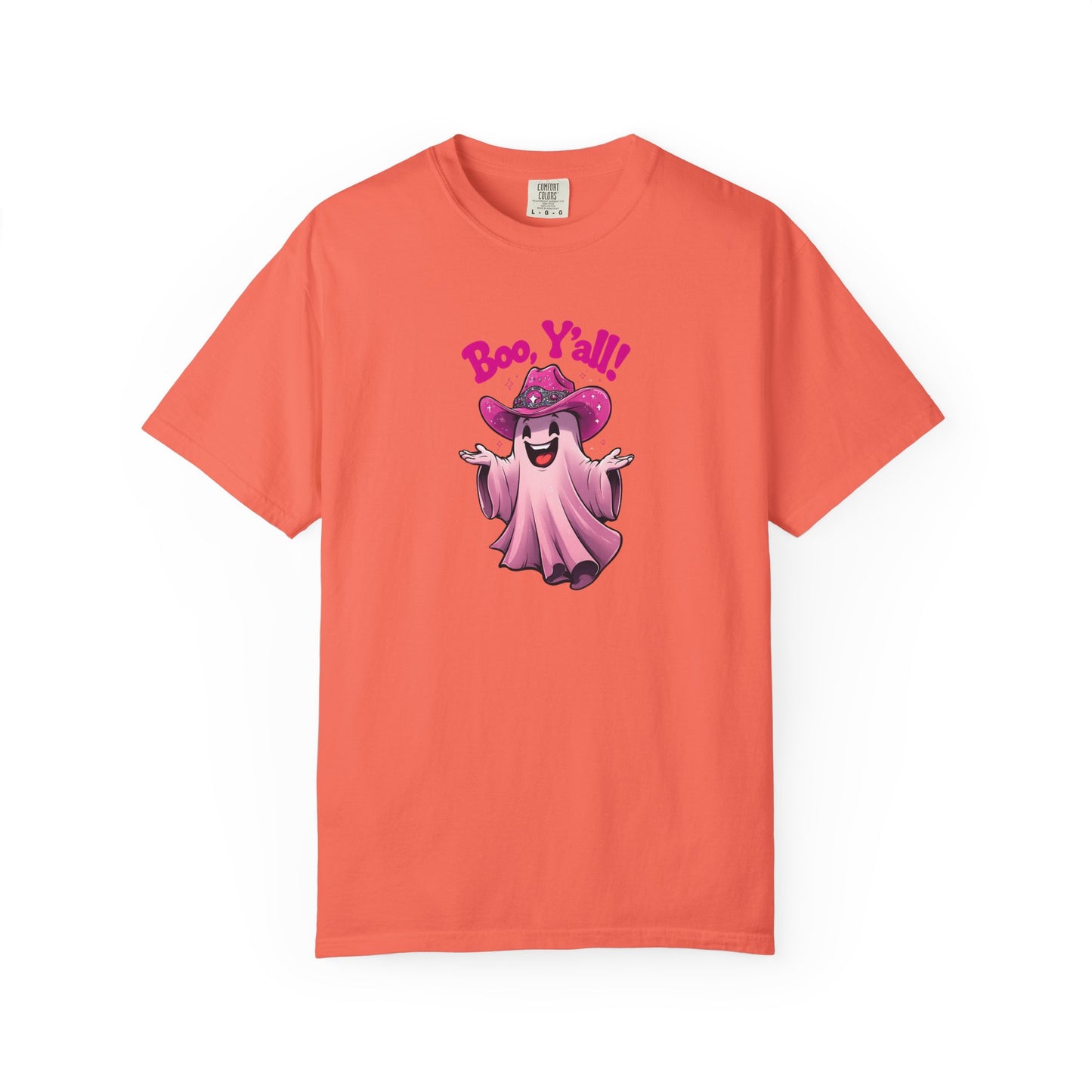 Boo Y'all Ghost T-Shirt, Fun Halloween Tee, Unisex Shirt, Cute Ghost Apparel, Spooky Season Outfit