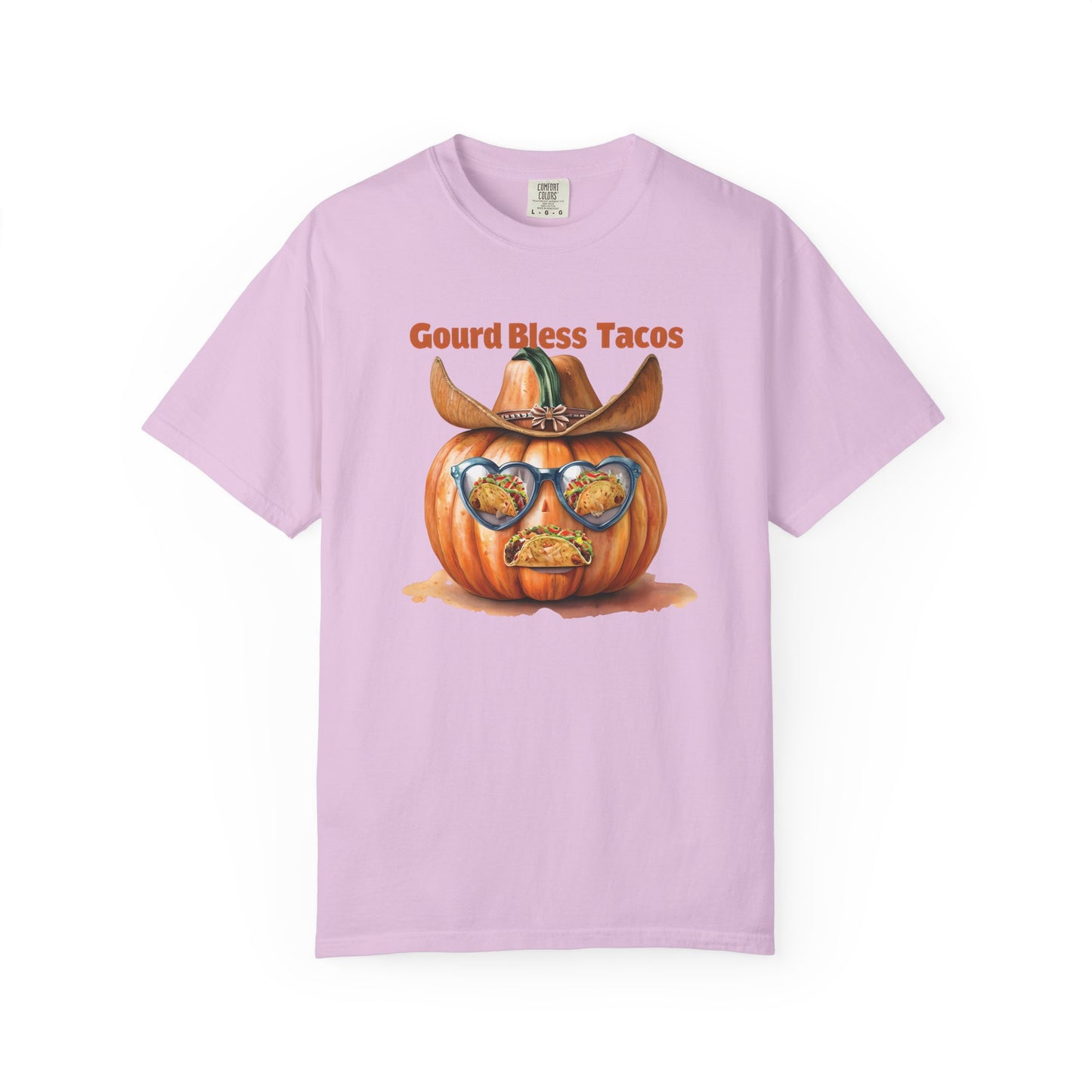 Funny Halloween T-Shirt, Gourd Bless Tacos Tee, Unisex Graphic Tee, Taco Lover Shirt, Fall Festival Apparel, Cute Pumpkin Shirt