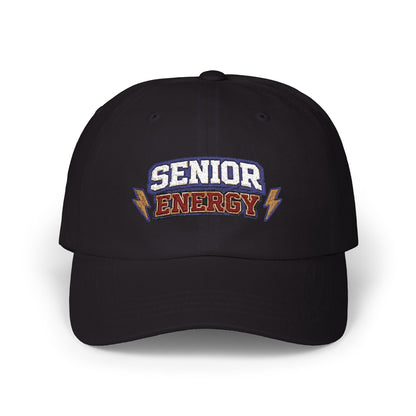 Senior Energy Dad Cap | Embroidered Lightning Logo