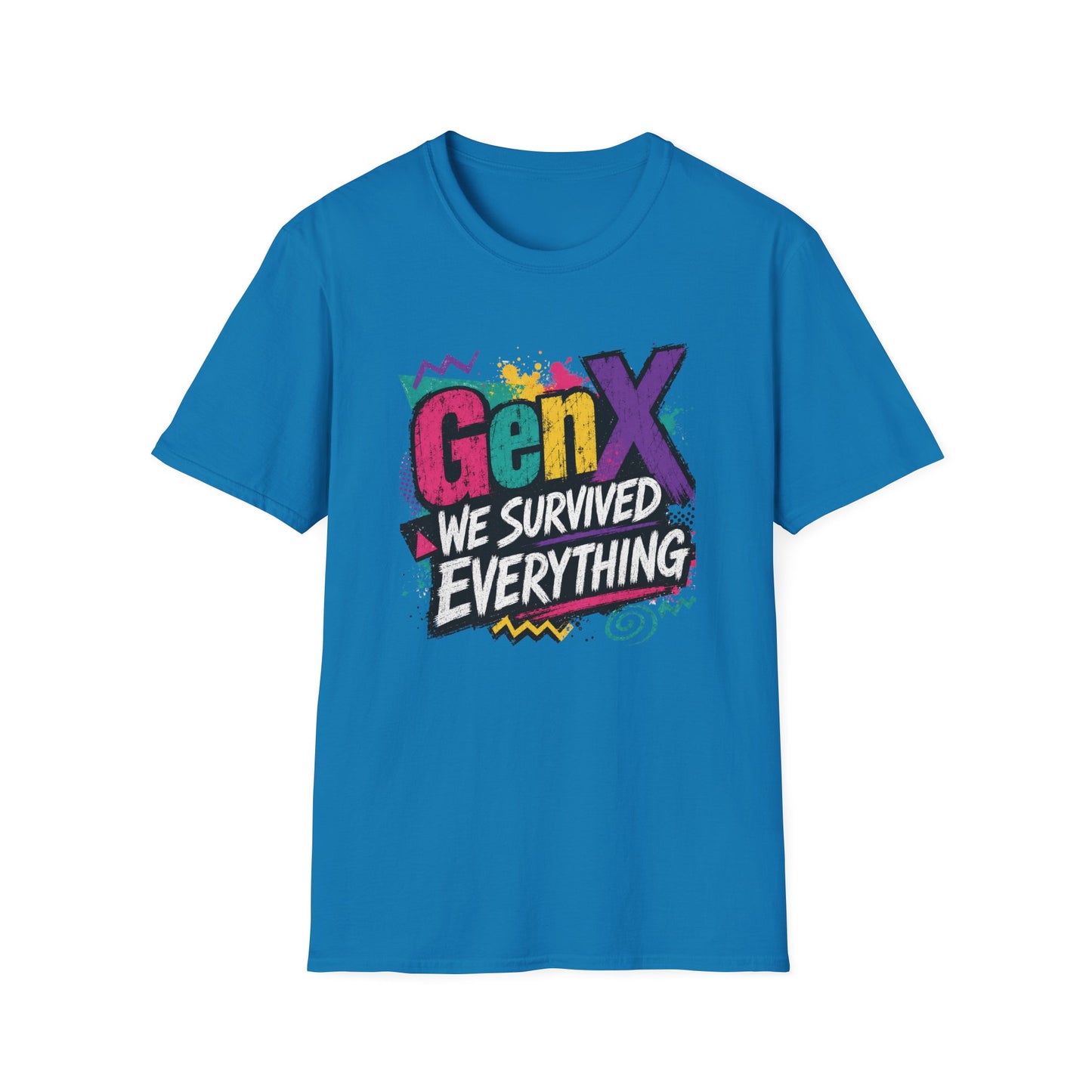 Gen X We Survived Everything T-Shirt | 90s Retro Graphic Tee